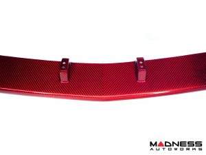  Alfa Romeo Stelvio Front Splitter - Carbon Fiber - Quadrifoglio - Red Candy